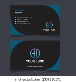 simple modern editable busines card design