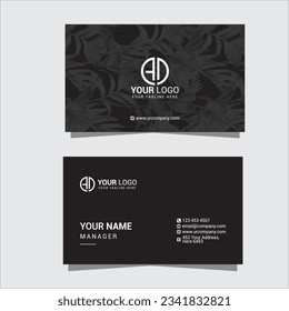 simple modern editable business card design