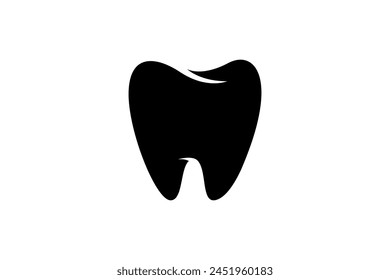 Simple modern and elegant dentist icon . Dental logo icon design vector.