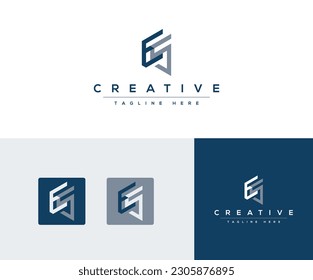 Simple Modern ES SE Monogram Logo. ES logo design vector sign