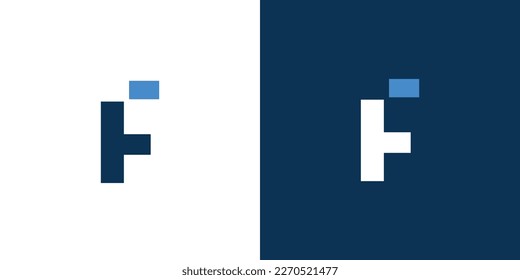 Simple and modern F logo design