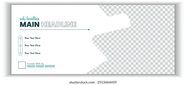 Simple and Modern Facebook Cover Design For Corporate Company 