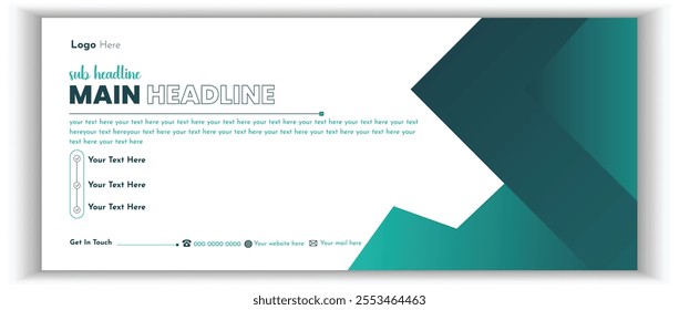 Simple and Modern Facebook Cover Design For Corporate Company 