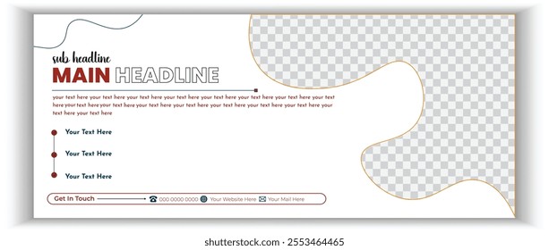 Simple and Modern Facebook Cover Design For Corporate Company 