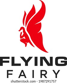 Simple and modern fairy logo for company, business, community, team, etc.