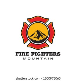 simple and modern fire fighter logo for your company.