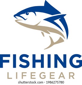 Einfaches und modernes Fisch-Logo für Unternehmen, Unternehmen, Gemeinschaft, Team, etc.