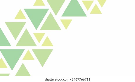 Simple modern flat background with abstract triangle design