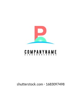 simple y moderno logotipo P letra creativo vector de diseño.