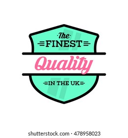 Simple modern flat retro badges and emblem