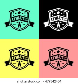 Simple modern flat retro badges and emblem