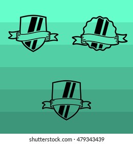 Simple modern flat retro badges and emblem