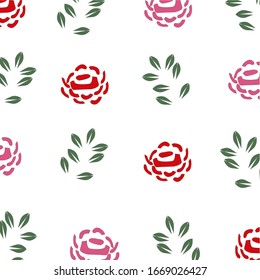 simple modern flower patterns are good for wall and background decoration