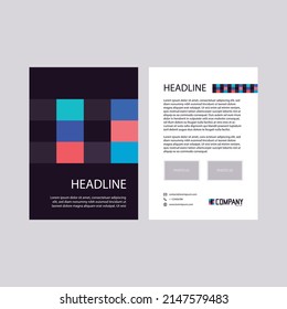 Simple and modern flyer template.	
