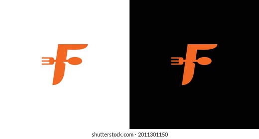 Simple and modern food logo design