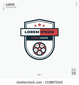 Simple modern Football flat logo