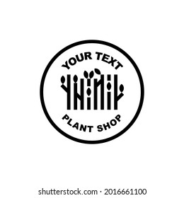 simple and modern forest logo design for brand identity and other purposes
