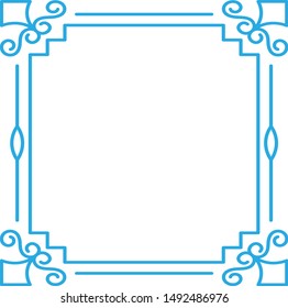 Simple modern frame with place for image or text