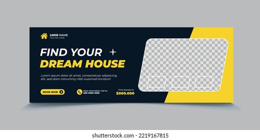 Simple and Modern Furniture Social Media Cover Template Cover and Web Banner Template