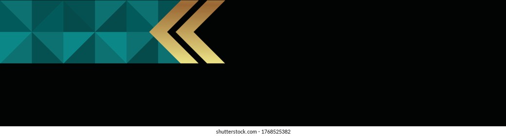 Simple and modern Geometric abstract banner background