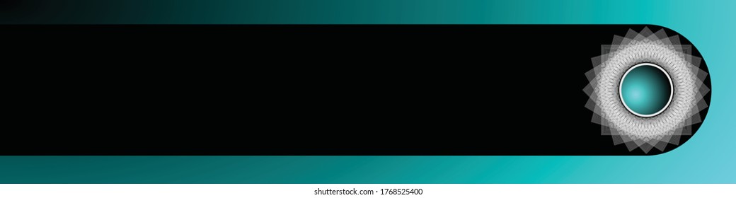 Simple and modern Geometric abstract banner background