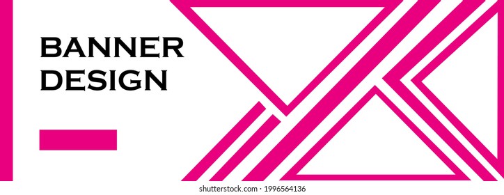 Diseño de banner geométrico sencillo y moderno. diseño simple de banners para su festival, sitio web, medios sociales y otros negocios