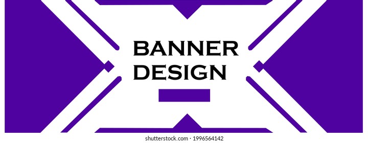 Simple modern geometric banner design. simple banner design for your festival, website, social media and other business