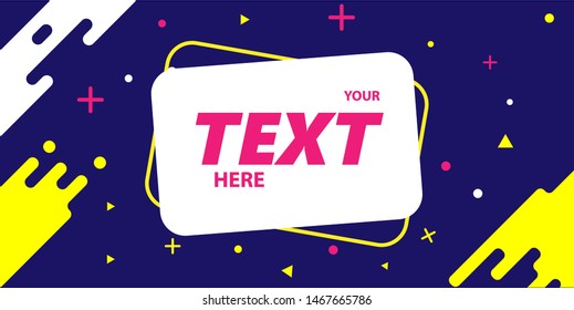 simple Modern Goemetric banners  style 