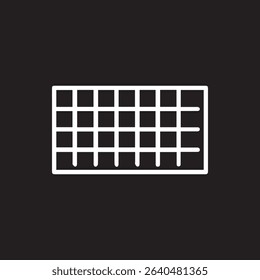 A simple, modern grid illustration for design layouts and abstract compositions ideal for web and print applications.