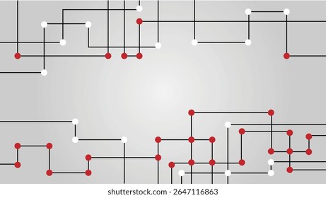Simple Modern Hi Tech Background Lines Art Place for Text. Futuristic graphic design elements and resources vector art