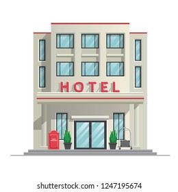 simple modern hotel building