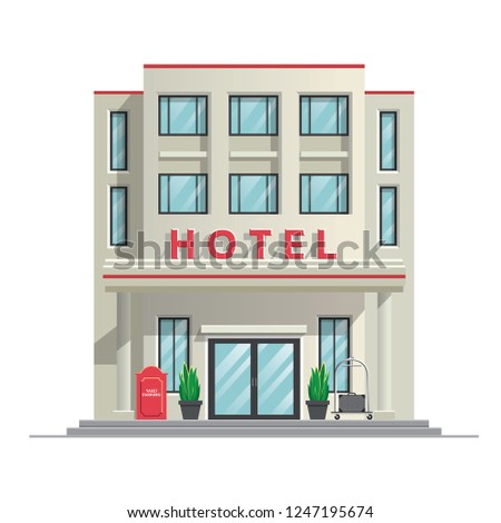 simple modern hotel building