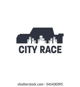 Simple modern House logo with negative space and hidden message logo concept