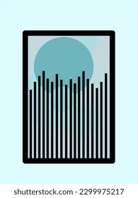 A simple and modern illustration of a background with some lines