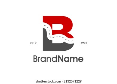 Diseño del logotipo de la Ilustración simple y moderna en dos colores.