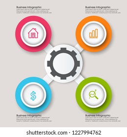 Simple Modern Infographics Template
