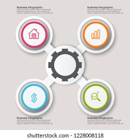 Simple Modern Infographics Template
