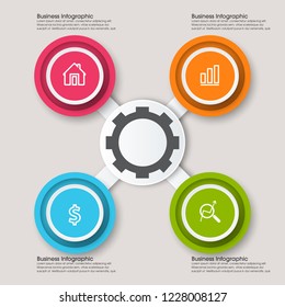 Simple Modern Infographics Template