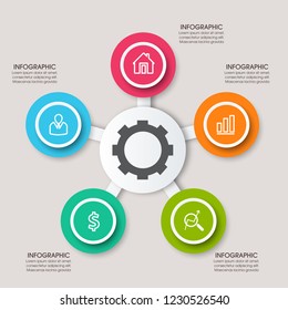 Simple Modern Infographics Template