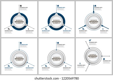Simple Modern Infographics Template Set