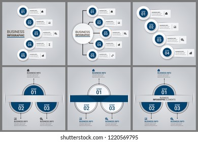 Simple Modern Infographics Template Set