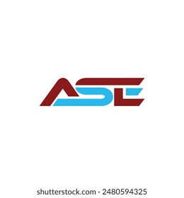 Simple Modern Initial ASE Business Creative Design Template Logo