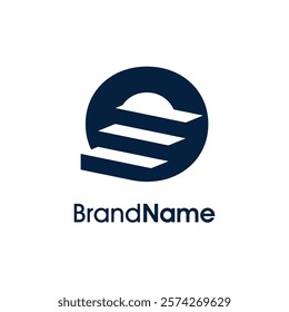 Simple and Modern Initial O combine with Stair in single color. Logo Good for your any company and can work as well in small size.