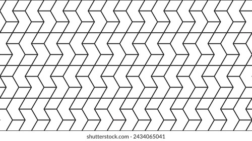 A simple and modern interlocking tiles texture displayed in a vector seamless regular geometry pattern, perfect for prints, social media backdrops, and digital illustration resources.