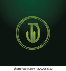 Simple Modern JJ J Monogram Logo