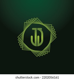 Einfache moderne JJ-Monogramm-Logo