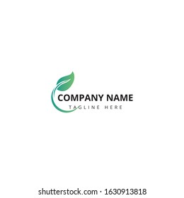 Simple Modern Leaf logo design inspiration