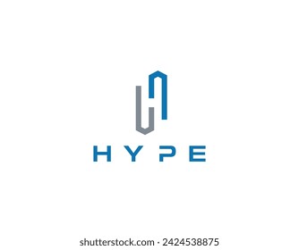 Simple Modern Letter H Business Logo Design Template