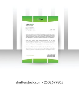 simple modern letter haed design template