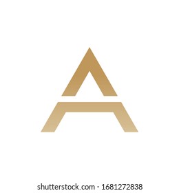 Letra simple y moderna El logotipo inicial A